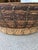 Wood Woven Wicker Cocktail Table With Tropical Pole Center For Sale - Image 7 of 7