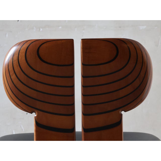 Artona Series Africa Dining Chairs by Afra and Tobia Scarpa for Maxalto, 1980s, Set of 4 For Sale - Image 10 of 11