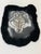 Contemporary 1950s Dark Textile Art Animalistic Painting Signed Wolf Fur For Sale - Image 3 of 5