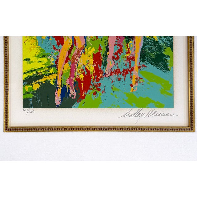 Serigraph in colors on paper. Hand signed lower right by LeRoy Neiman. Hand numbered 603/100 lower left. Image size: 14 x...