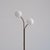 Mid-Century Modern Brass Floor Lamp with Adjustable Arms and Opaline Glass Globes, 1950s For Sale - Image 3 of 9