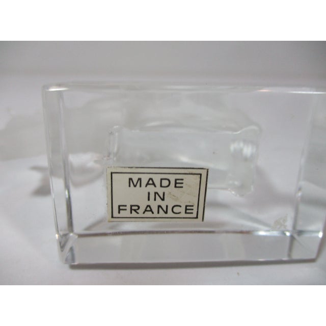 1960s Lalique Deer Crystal Figurine For Sale - Image 5 of 13