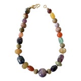 Rare Necklace Collection of Mixed Ancient Beads to Antique Beads. Designed by Matthew Izzo For Sale