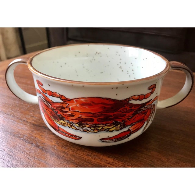 Vintage D. H. Holmes Double Handle Crab Chowder Bowls Set of 4 Chairish