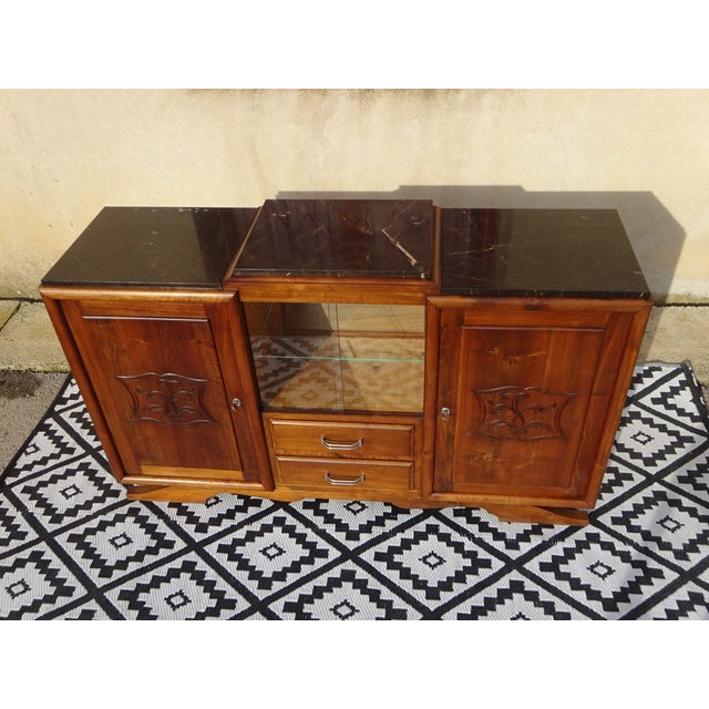 Vintage Sideboard in Walnut, 1950s For Sale - Image 6 of 18