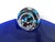 Baccarat Baccarat Crystal Cobalt Blue Oceanie Kaleidoscope Stopper Sculpture Vase For Sale - Image 4 of 18