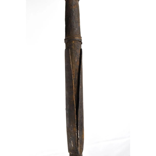 Early 20th Century Early 20th Century Kuba Ceremonial Spear 82 inch For Sale - Image 5 of 7