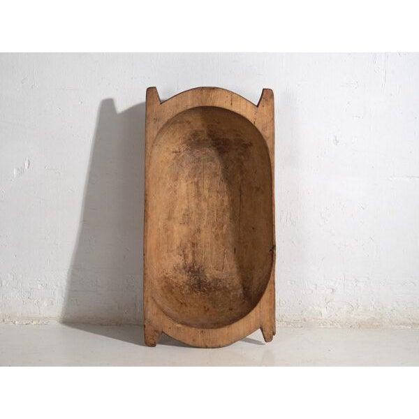 Antique Primitive Wooden Bowl For Sale - Image 10 of 11