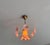 A magnificent piece of authentic Italian glassmaking, this vintage Murano pendant light features a striking central...