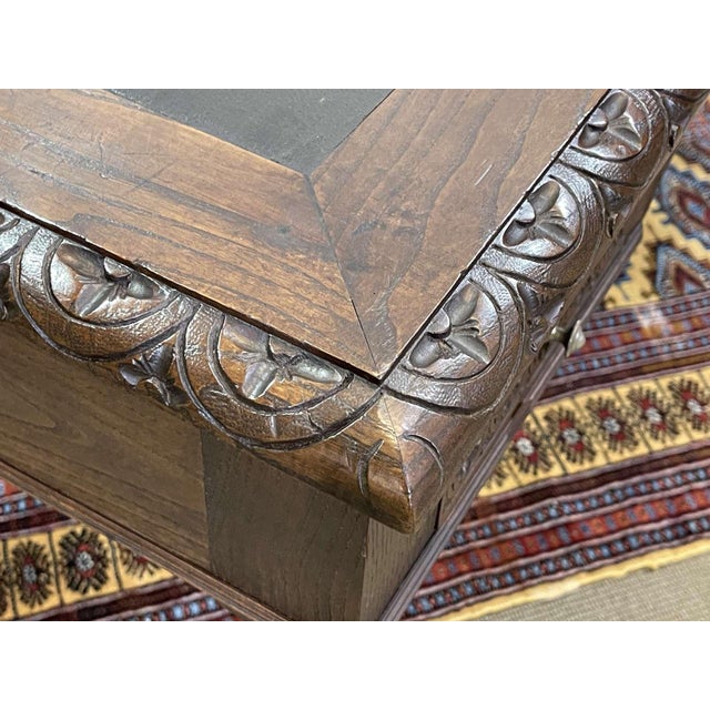 Early 20th Century Breton Chestnut Desk For Sale - Image 14 of 17