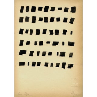 "Rhyme" Contemporary Minimalist Ink Drawing For Sale