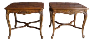Heritage French Provincial End Tables ~ a Pair