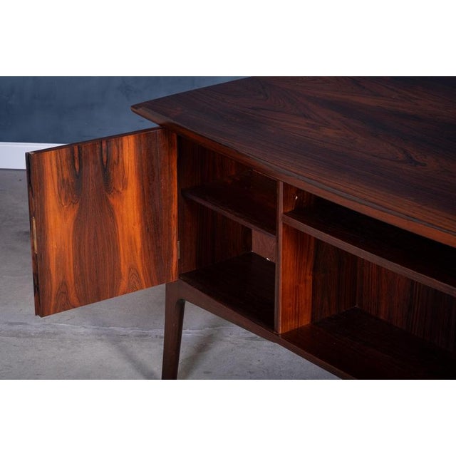 Vintage Rosewood Desk by Svend Åge Madsen for H.P. Hansen, 1960s For Sale - Image 14 of 18