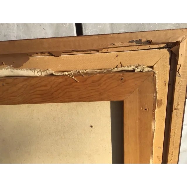 Nude Lady Figurative Oil Painting Canvas Signed Castillo For Sale - Image 10 of 11