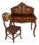 Antique 19th Century Ladies Writing Desk With Matching Hand Painted Chair For Sale