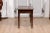 Italian 1890s Walnut Side Table with Elm Marquetry Star, Drawer and Turned Legs For Sale - Image 10 of 12