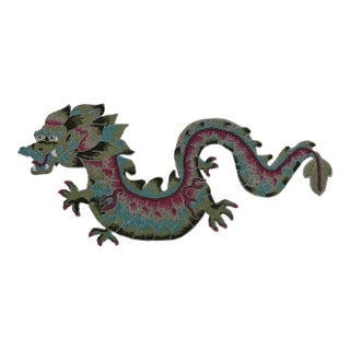 Kim Seybert Hand-Beaded Large Dragon Table Runner For Sale
