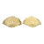 Vintage Resin Shell Wall Sconces Hollywood Regency Style, Restored, 1970's For Sale