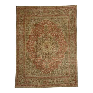 Antique Persian Tabriz Rug - 09'00 X 12'00 For Sale
