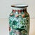 Ceramic 1940s Vintage Chinoiserie Boho Chic Hollywood Regency Foo Dog Vase in Green For Sale - Image 7 of 16