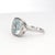 14k Gold Ring With 4.25ct Aquamarine & Diamonds Size 6.5 For Sale - Image 15 of 18
