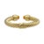 Mid 20th Century David Yurman 14k Yellow Gold Classic Cable Citrine Hinged Cuff Bracelet 9.5 Mm For Sale - Image 4 of 9