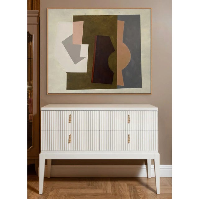 Abstract Contemporary Abstract Oil on Canvas Painting “6. Abstraction 2021" by Jeremy Annear For Sale - Image 3 of 4