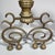 19th Century Antique Federal Style Brass and Iron Fireplace Set—Five Pieces For Sale - Image 5 of 14