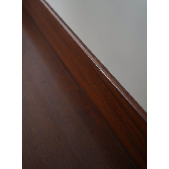 Antique 19th Century 2 Drawer Mahogany Sheraton Server Desk For Sale - Image 12 of 18
