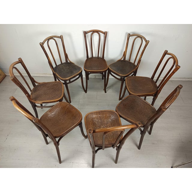 Bistro Chairs from Thonet, Set of 8 For Sale - Image 5 of 18