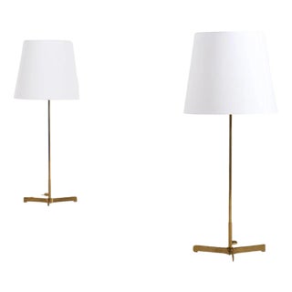 Brass Table Lamps by Hans-Agne Jakobsson, 1960s, Set of 2 For Sale