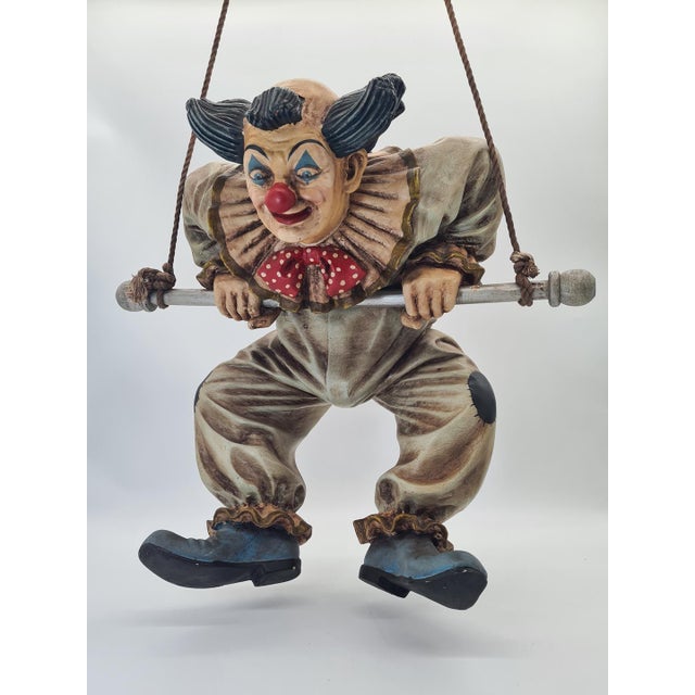 1990s Large Sculpture of a Circus Clown by Jun Asilo, Philippines, 1996, 1990s For Sale - Image 5 of 13