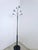 Magnificent Cilindro designer coat rack by Fase. Spain, 1970s. Cylindrical structure and base in black lacquered metal....