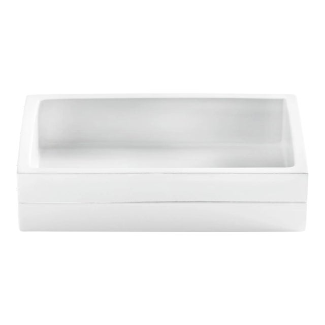Cabana Bath Accessories - Soap Dish White For Sale