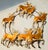 Vintage Brass & Copper Reindeer 15.5" Holiday Wreath For Sale - Image 4 of 4
