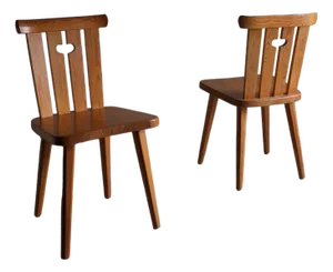 Pine Chairs | Göran Malmvall, Sweden, 1940s, Set of 2