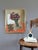 Mid-Century Modern Mid-Century Modern 'Purple Blooms' Expressive Swedish Still Life Oil Painting, Framed For Sale - Image 3 of 11