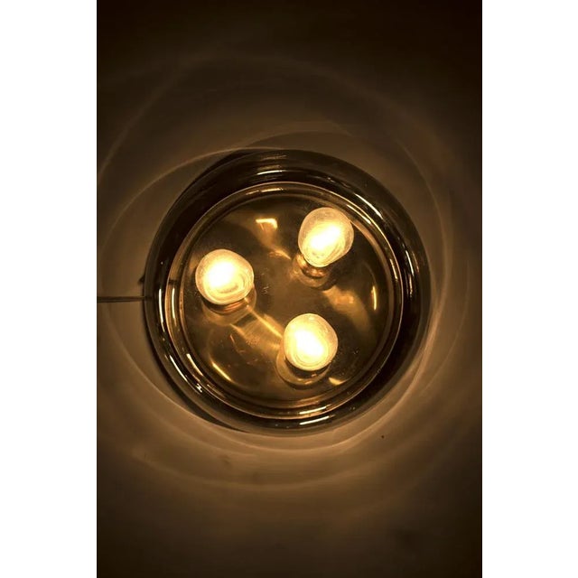 Metal Vintage Brass Ceiling Lamp For Sale - Image 7 of 13