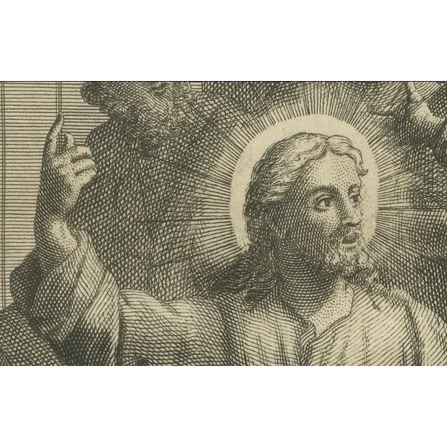 Christ with Mary and Martha, Luke X Martha Reproved, 1735, Engraving For Sale - Image 7 of 10