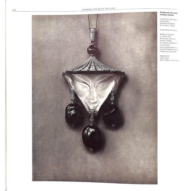 1980s "Les Fouquet: Bijoutiers Joailliers a Paris 1860-1960" 1984 Gary, Marie-Noel De Et Evelyne Posseme For Sale - Image 5 of 11