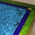 Georges Briard Small Colorful Vintage Occasional Table | Georges Briard For Sale - Image 4 of 6