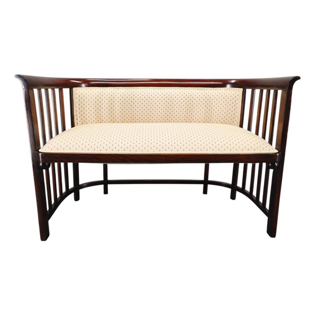 Vintage Beech Sofa by Josef Hoffmann, 1920s For Sale
