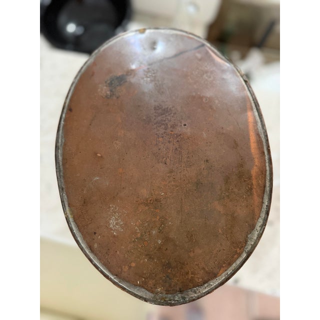 Antique Copper & Repoussé Brass Victorian-Style Wastepaper Basket / Decorative Waste Bin For Sale - Image 10 of 12