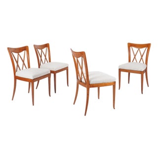 Vintage Chairs by Paolo Buffa, 1940s, Set of 4 For Sale