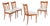 Vintage Chairs by Paolo Buffa, 1940s, Set of 4 For Sale