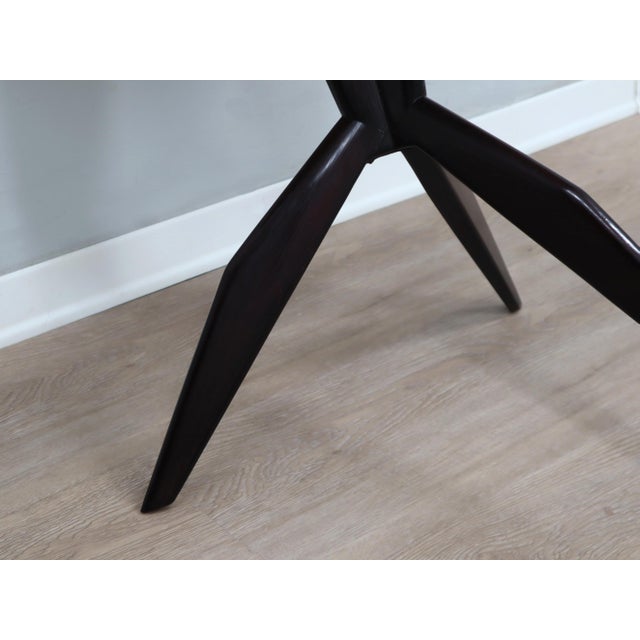 Mid-Century Tripod Coffee Table with Marble Top, 1950s For Sale - Image 11 of 13