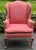 Textile Vintage Hickory Chair Queen Anne Wingchair *For Reupholstery” For Sale - Image 7 of 8