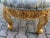 Late 20c French Louis XVI Gold Damask Bench - 1 Pc For Sale - Image 10 of 11