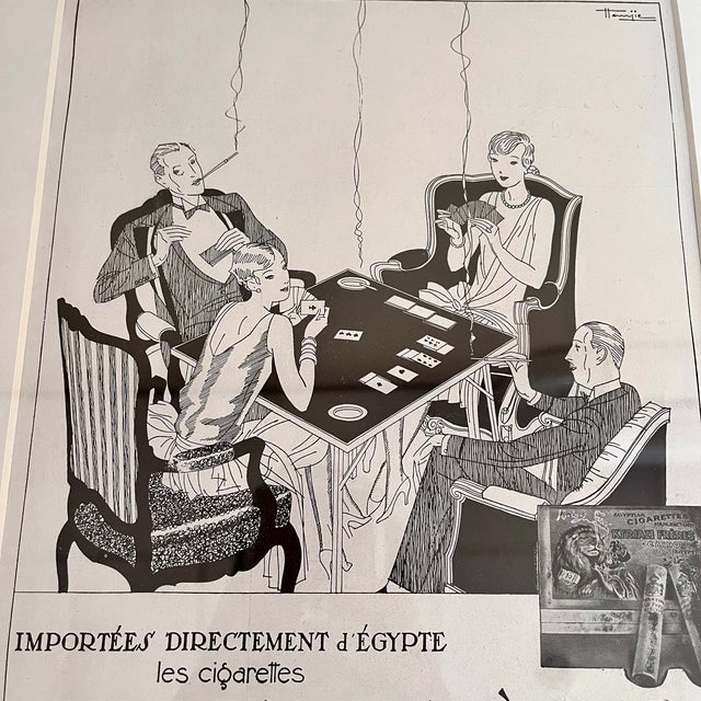 French Art Deco Advertising Print by Kyriazi Frères, 1920s For Sale - Image 3 of 5