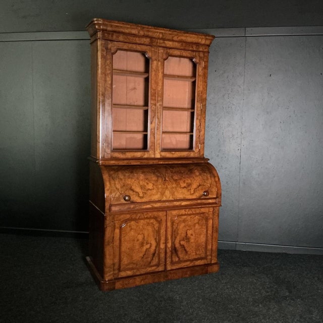 Wood Antique Home Office, 1865 For Sale - Image 7 of 7